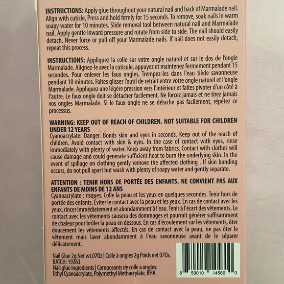 Marmalade Press-On Nails in Peachy - Picture 3 of 6